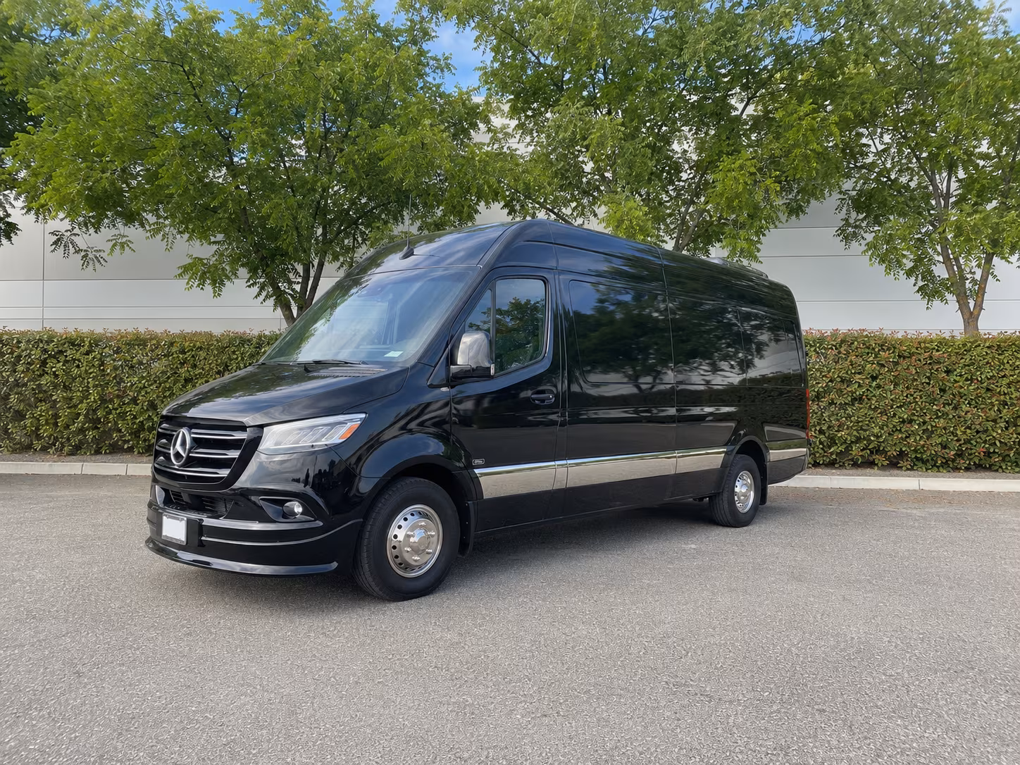 how sprinter van type and group size affect rental rates in washington d c