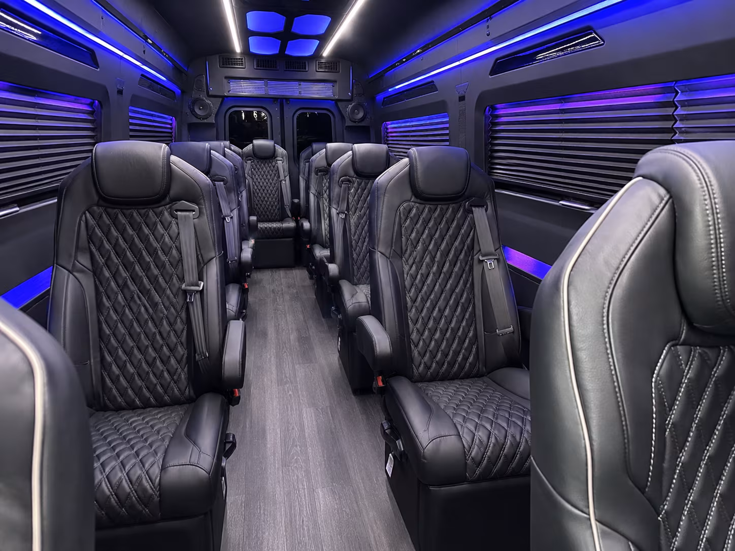 washington 10 passenger sprinter van inside
