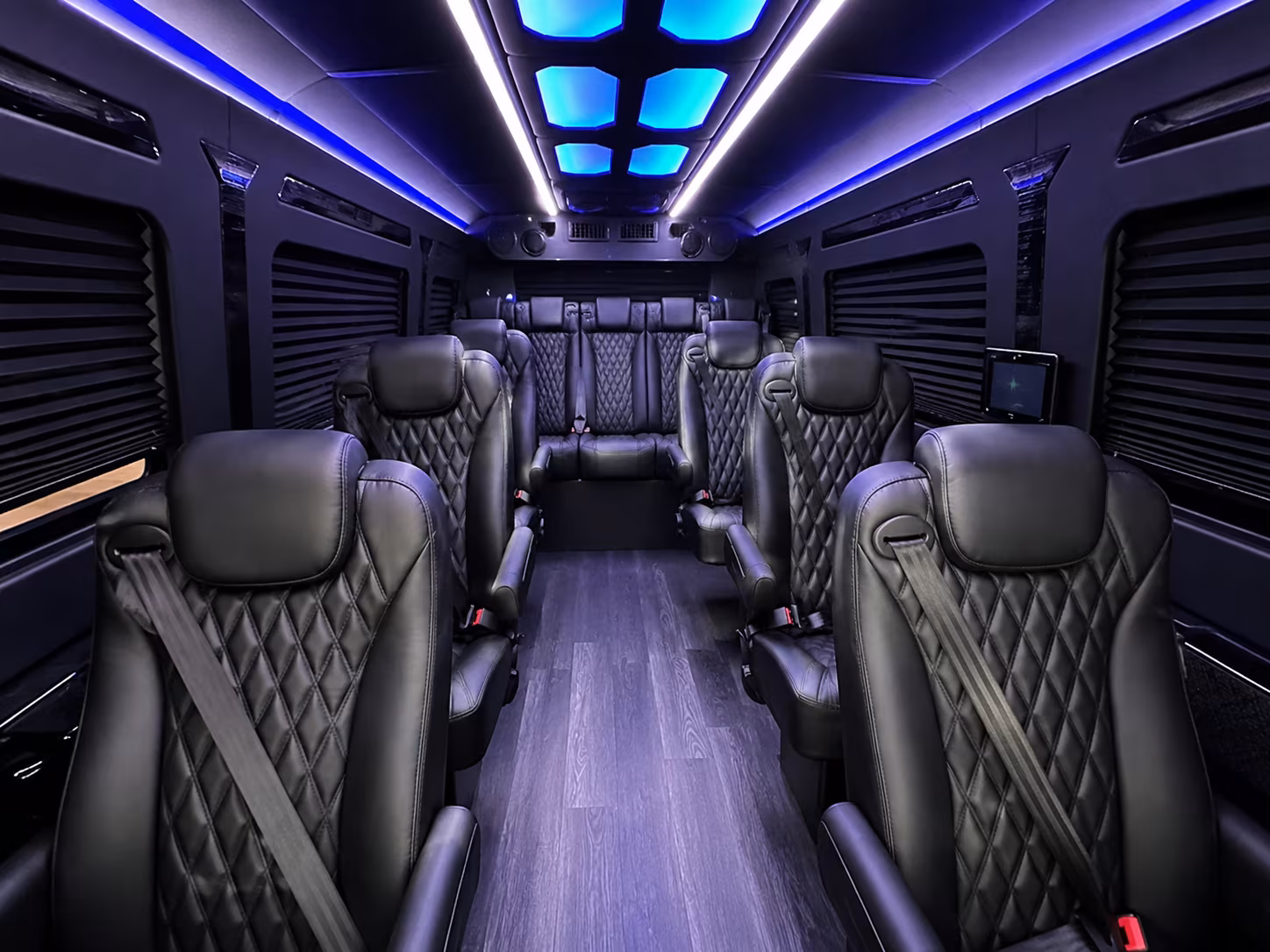 washington 18 passenger sprinter van inside